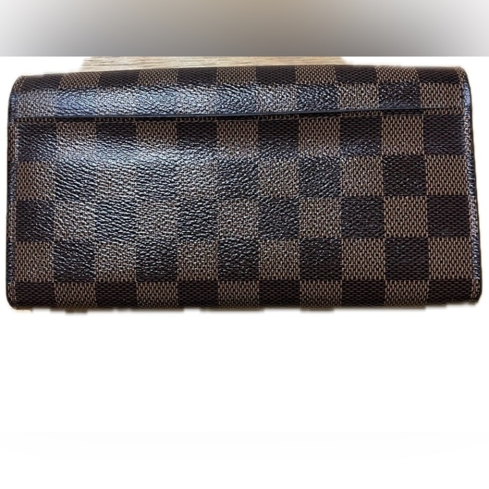 Louis Vuitton Envelope Wallet Long Portefeiulle Sarah Brown Damier - Picture 14 of 14